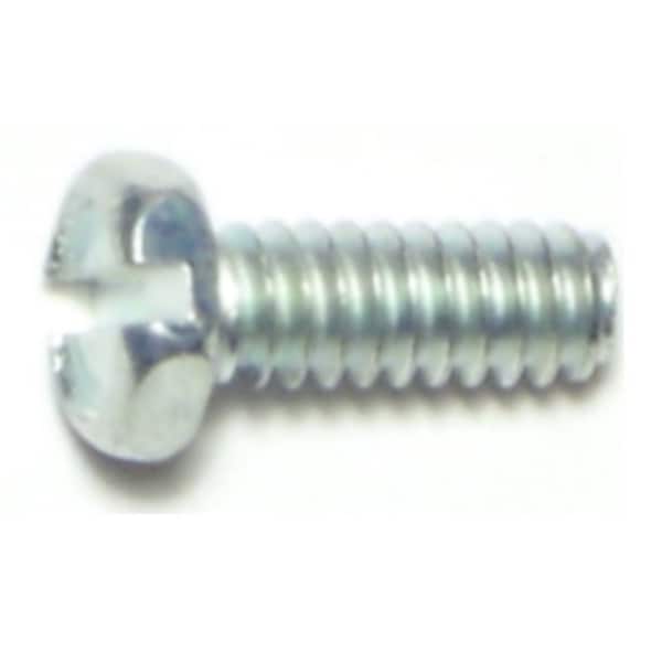 Midwest Fastener #10-24 x 1/2 in Slotted Hex Machine Screw, Zinc Plated Steel, 40 PK 65562 - main